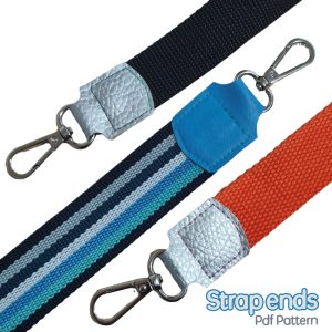 Easy bag strap connector pattern,