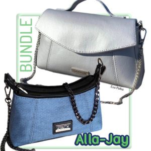 Alla-Jay bag sewing pattern bundle - zipper and flap versions, intermediate PDF by KiteCoCreates